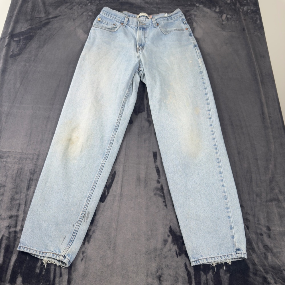 Levis 560 Comfort Fit Jeans‎ Mens 32x34 Light Wash Blue Tapered Leg Denim